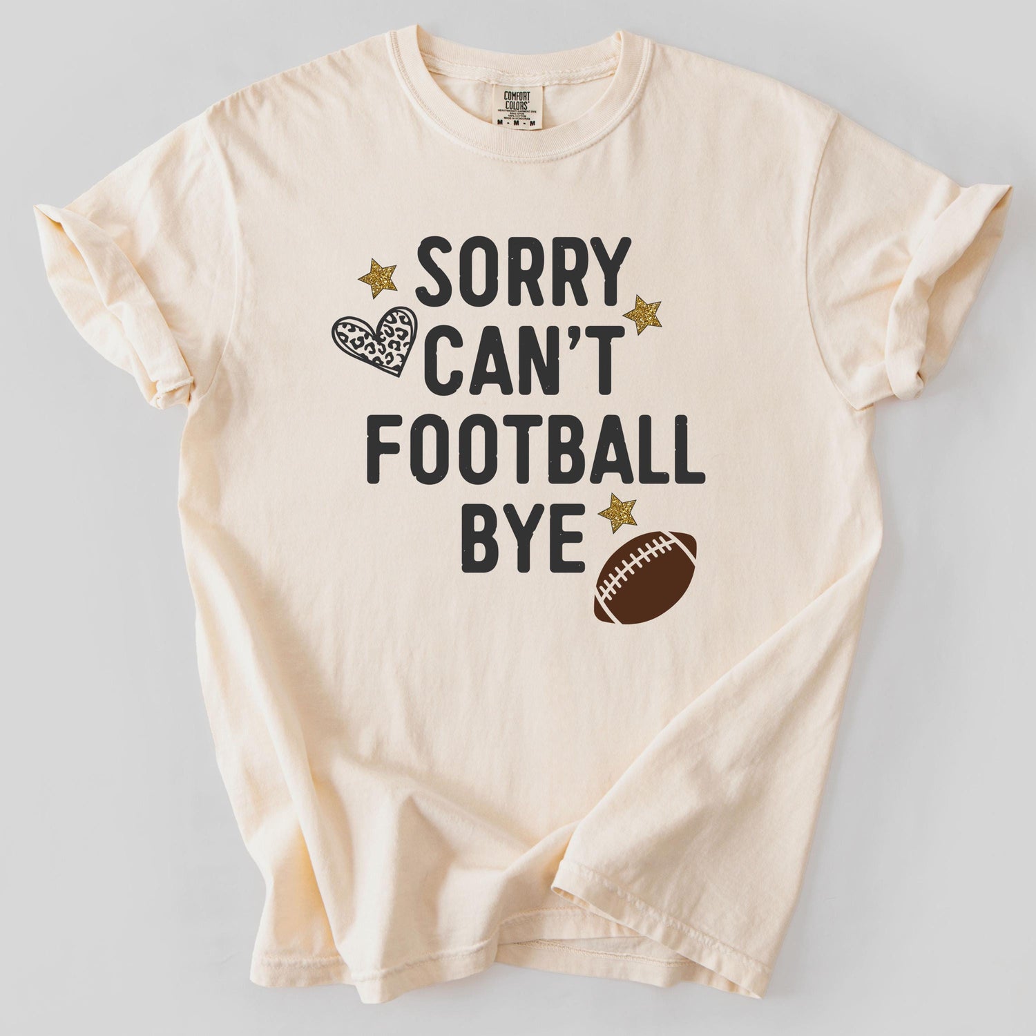 Sorry I Can't Football Shirt, Funny Gift for Football Moms T-Shirt, Football Season Tee