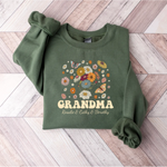 Personalized Grandma Shirt With Names Grandma Sweatshirt -  Sweatshirt Personalize Print