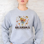 Personalized Grandma Shirt With Names Grandma Sweatshirt -  Sweatshirt Personalize Print