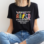 Personalized ABCD Teacher Name Shirt -  Unisex T-Shirt Personalize Print