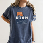 Custom Iconic U.S. States Unisex Shirt -  Comfort Colors Tee Personalize Print