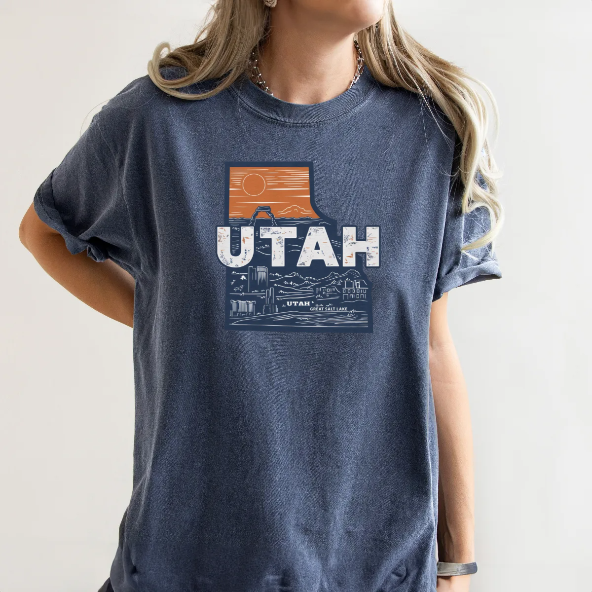 Custom Iconic U.S. States Unisex Shirt -  Comfort Colors Tee