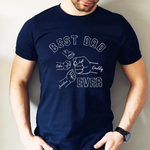 Custom Best Dad Ever Shirt, Funny Dad Bump Shirt -  Unisex T-Shirt Personalize Print