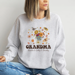 Personalized Grandma Shirt With Names Grandma Sweatshirt -  Sweatshirt Personalize Print