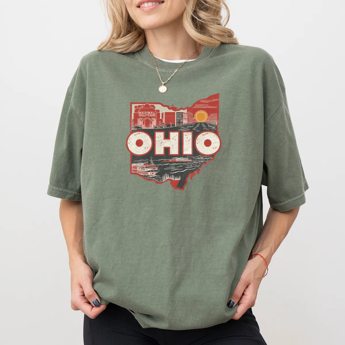 Custom Iconic U.S. States Unisex Shirt -  Comfort Colors Tee