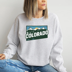 Custom Iconic U.S. States Crewneck Sweatshirt -  Sweatshirt Personalize Print