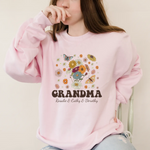 Personalized Grandma Shirt With Names Grandma Sweatshirt -  Sweatshirt Personalize Print